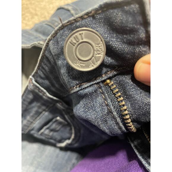NWT Kut From The Kloth Women's Size 4 Bardot Cropped Skinny Boyfriend Jeans Blue - Picture 16 of 16